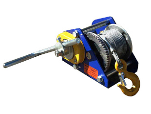 Manual drum-type Dina winch