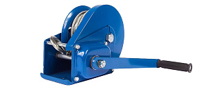 Manual drum-type BHW winch