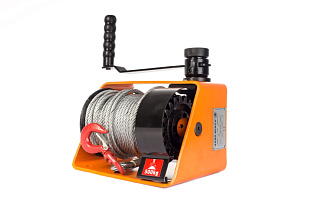 Manual drum-type VS winch